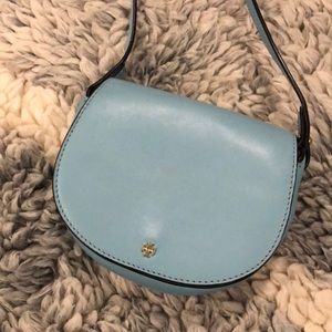 Tory Burch Tiffany Blue Saddle Bag